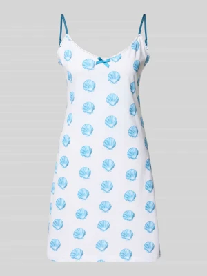 Koszula nocna do kolan z cienkimi ramiączkami LOUIS & LOUISA