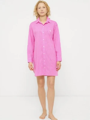 Koszula nocna Lauren Ralph Lauren jasnoróżowy melanż