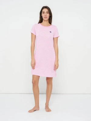 Koszula nocna Lauren Ralph Lauren różowy