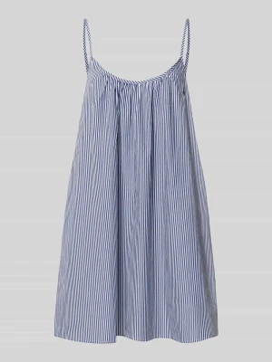 Koszula nocna o kroju loose fit z czystej bawełny Polo Ralph Lauren Ciemnoniebieski