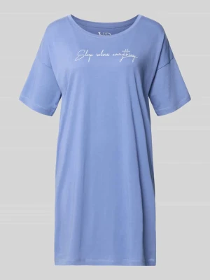 Koszula nocna o kroju relaxed fit z mieszanki wiskozy model ‘Cozy Dreams’ Lascana