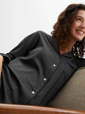 Koszula nocna oversize z czystej bawełny bonprix