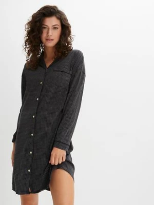 Koszula nocna oversize z czystej bawełny bonprix