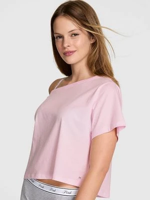 Koszula nocna Slouchy Cropped Sleepshirt Victoria's Secret