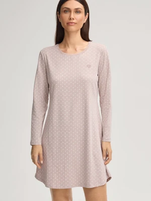 Koszula nocna w chabry w kolorze jasnobeżowo-białym Joop