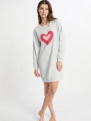 Koszula Nocna z długimi rękawami z bawełny Etam