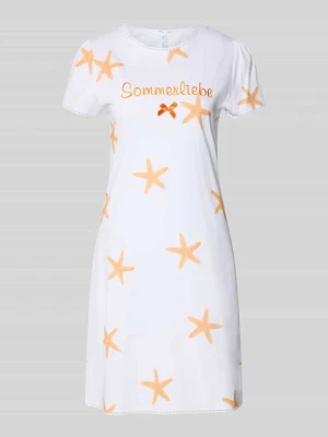 Koszula nocna z haftem model 'Sommerliebe' LOUIS & LOUISA