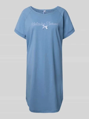 Koszula nocna z haftem model 'Urlaubsträume' LOUIS & LOUISA