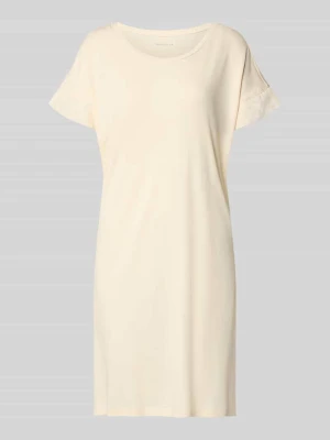 Koszula nocna z krótkim rękawem z okrągłym dekoltem Schiesser