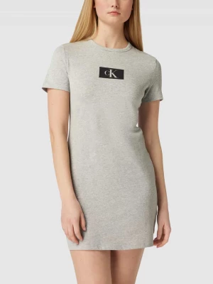 Koszula nocna z nadrukiem z logo Calvin Klein Underwear
