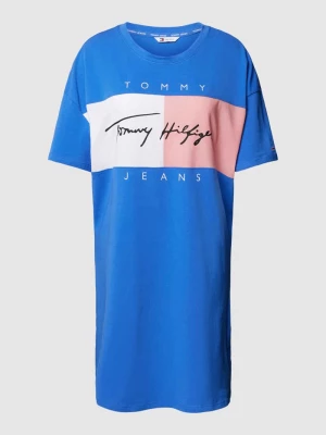 Koszula nocna z nadrukiem z logo model ‘HERITAGE’ Tommy Hilfiger