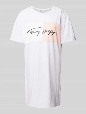 Koszula nocna z nadrukiem z logo Tommy Hilfiger