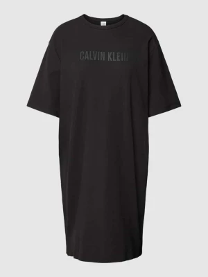 Koszula nocna z okrągłym dekoltem Calvin Klein Underwear