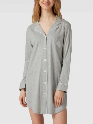 Koszula nocna z paskami w kontrastowym kolorze Lauren Ralph Lauren