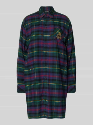 Koszula nocna z wyhaftowanym logo Lauren Ralph Lauren