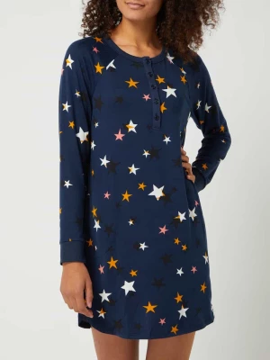 Koszula nocna z wzorem w gwiazdki DKNY