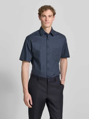 Koszula o kroju comfort fit biznes z kołnierzykiem typu kent Eterna