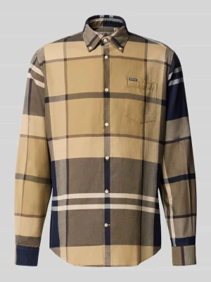 Koszula o kroju regular fit z czystej bawełny Barbour Beżowy