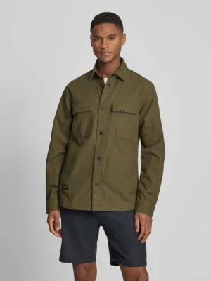 Kurtka koszulowa z czystej bawełny w kroju regular fit camel active