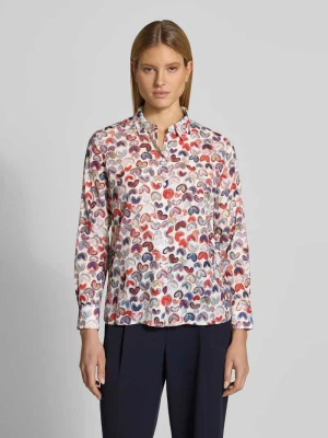 Koszula o kroju regular fit z nadrukiem motywu na całej powierzchni model 'Februar' MORE & MORE
