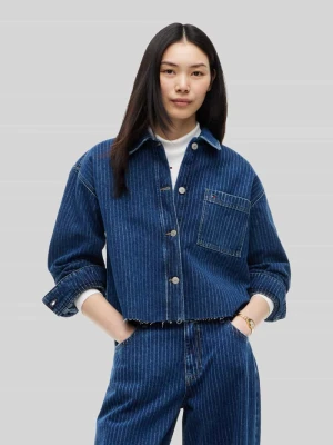 Koszula o kroju relaxed fit z czystej bawełny Tommy Jeans Ciemnoniebieski