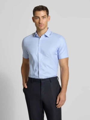 Koszula o kroju slim fit biznes z bawełny z kołnierzykiem typu kent Jake*s