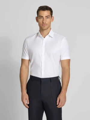Koszula o kroju slim fit biznes z bawełny z kołnierzykiem typu kent Jake*s