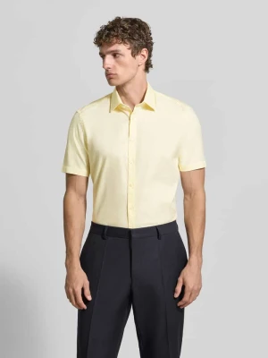 Koszula o kroju slim fit biznes z bawełny z kołnierzykiem typu kent Jake*s