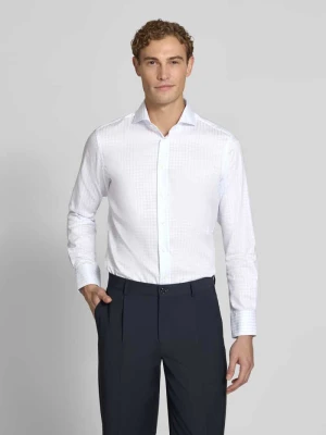 Koszula o kroju slim fit biznes z czystej bawełny Christian Berg Jasnoniebieski