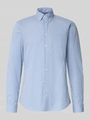 Koszula o kroju slim fit biznes z kołnierzykiem typu button down Jake*s Błękitny