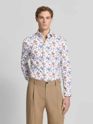 Koszula o kroju slim fit biznes z kołnierzykiem typu kent Jake*s Biały