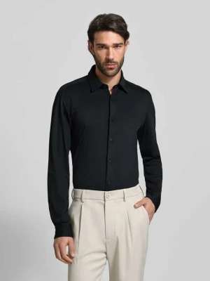 Koszula o kroju slim fit biznes z kołnierzykiem typu kent model 'ROAN' Boss