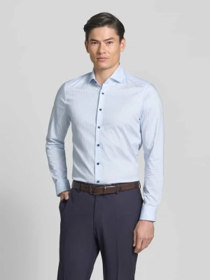 Koszula o kroju slim fit biznes z kołnierzykiem typu kent OLYMP Level Five