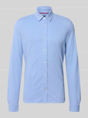 koszula o kroju slim fit biznes z mieszanka bawełny CINQUE Jasnoniebieski