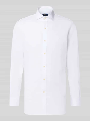 Koszula o kroju slim fit biznesowa z czystej bawełny Polo Ralph Lauren Biały