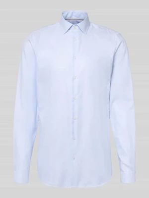 Koszula o kroju slim fit z bardzo długim rękawem Jake*s Błękitny