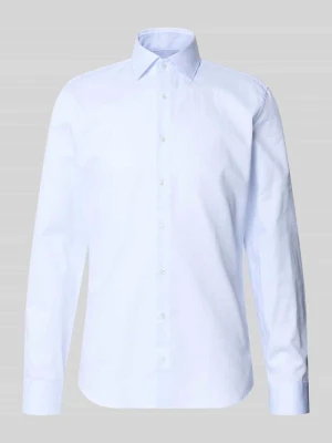 Koszula o kroju slim fit z czystej bawełny model 'New Kent' Seidensticker Błękitny