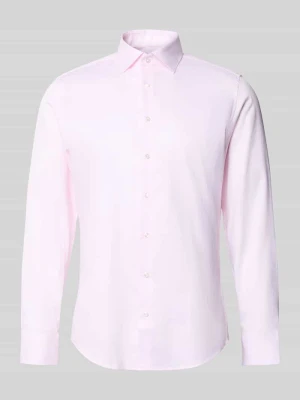 Koszula o kroju slim fit z czystej bawełny model 'New Kent' Seidensticker Różowawy