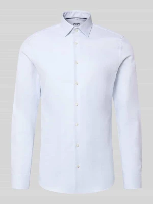 Koszula o kroju slim fit z fakturą Jake*s Srebrny