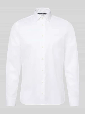 Koszula o kroju slim fit z mieszanki bawełny Jake*s Biały