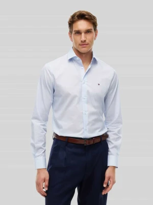 Koszula o kroju slim fit z mieszanki bawełny Tommy Hilfiger Biały