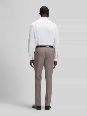 Koszula o kroju slim fit z teksturowanymi mankietami Boss Błękitny