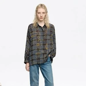 Koszula oversize Ikatmix niebieska BIMBA Y LOLA