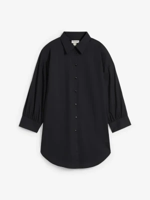 Koszula oversize z bawełny, rękawy 3 / 4 BonPrix czarny