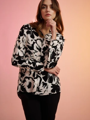 Koszula oversize z nadrukiem w kwiaty Greenpoint