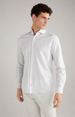 Koszula Pai w biało-jasnoniebieski wzór Joop