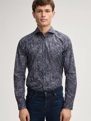 Koszula Pares w kolorze ciemnoniebieskim we wzór Joop