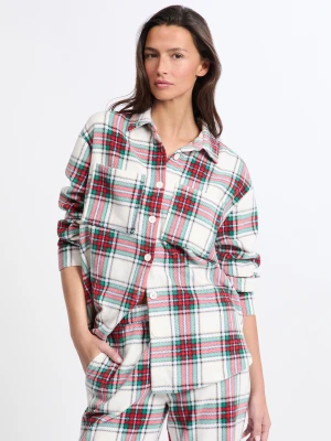 Koszula piżamowa w kratę Etam