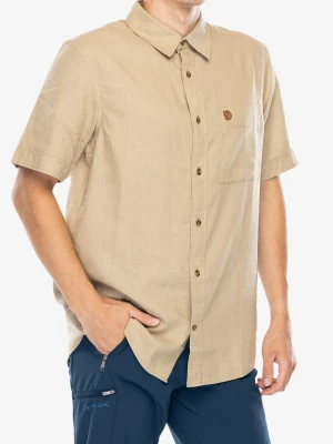 Koszula podróżnicza Fjallraven Ovik Travel Shirt SS - sand stone