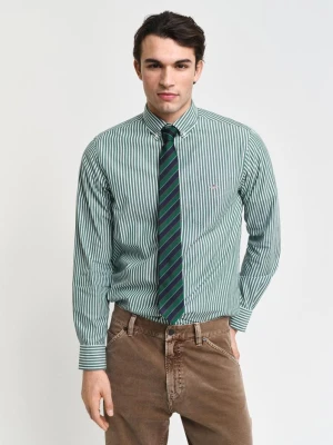 Koszula Popelinowa Regular Fit W Paski GANT